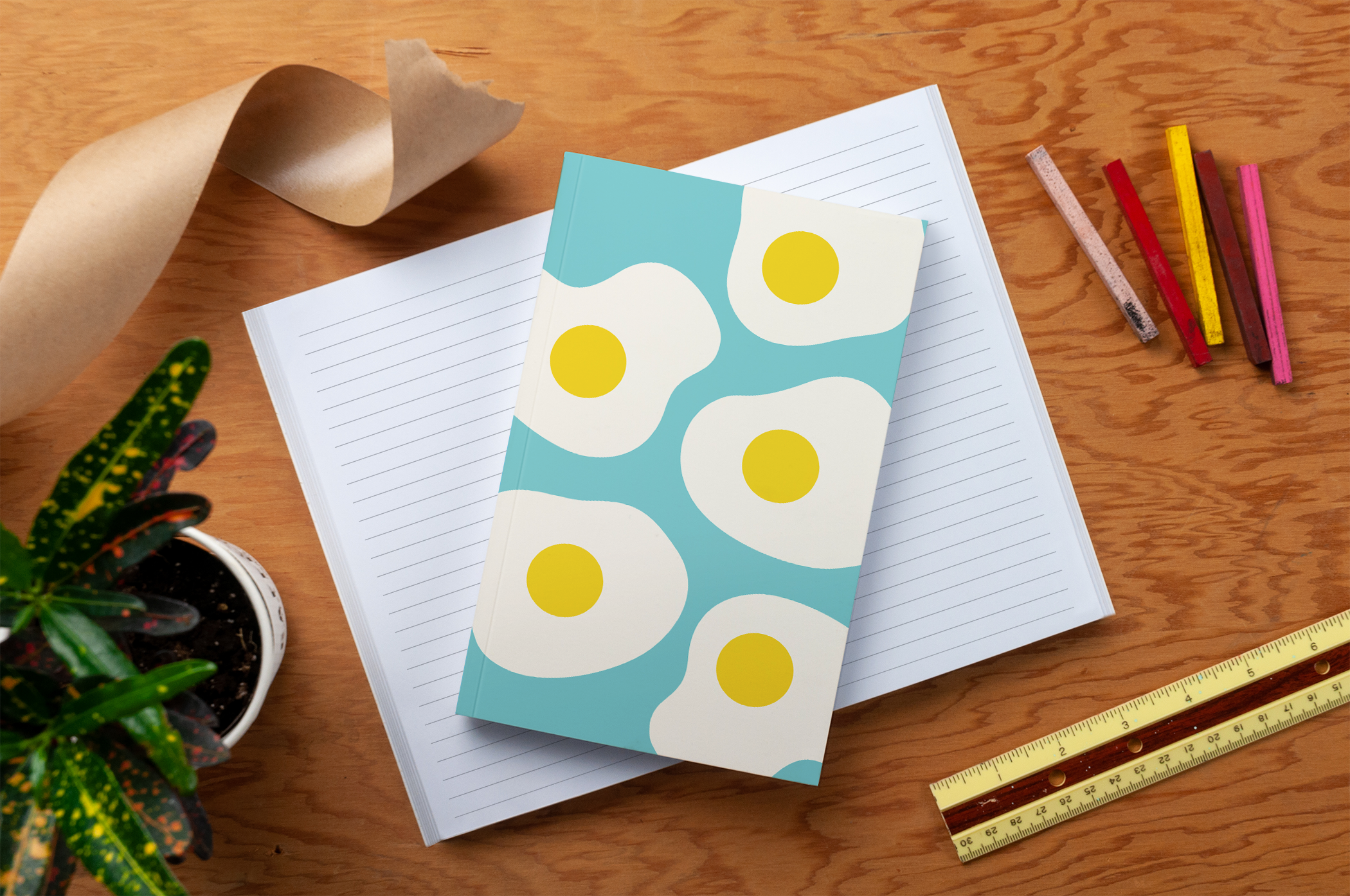 Just Yolkin' Around Classic Layflat Notebook