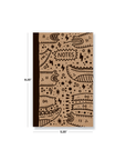 Crocodile Outlines Kraft Classic Layflat Notebook