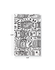 Fish Outlines Classic Layflat Notebook