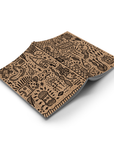 Seascape Outlines Kraft Classic Layflat Notebook