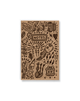 Seascape Outlines Kraft Classic Layflat Notebook