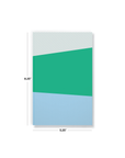 Abstract Lines Classic Layflat Notebook