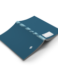 Blue Halftone Classic Layflat Notebook