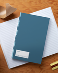 Blue Halftone Classic Layflat Notebook