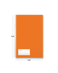 Orange Halftone Classic Layflat Notebook