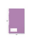 Purple Halftone Classic Layflat Notebook