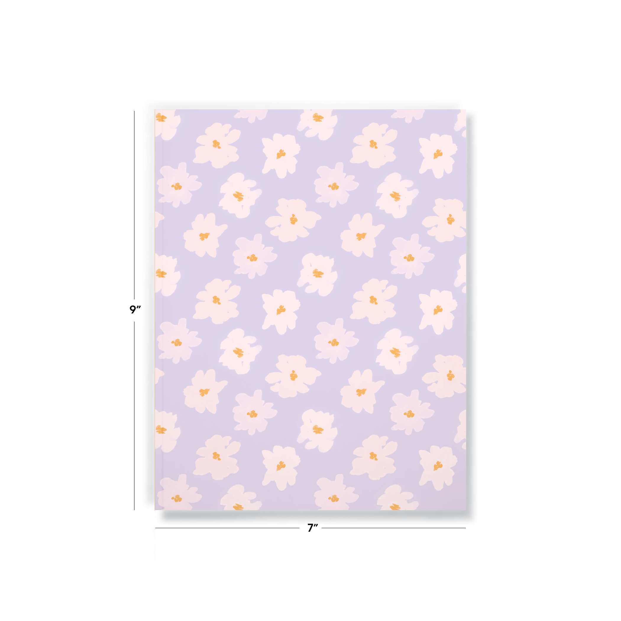 Flower Field Medium Layflat Notebook