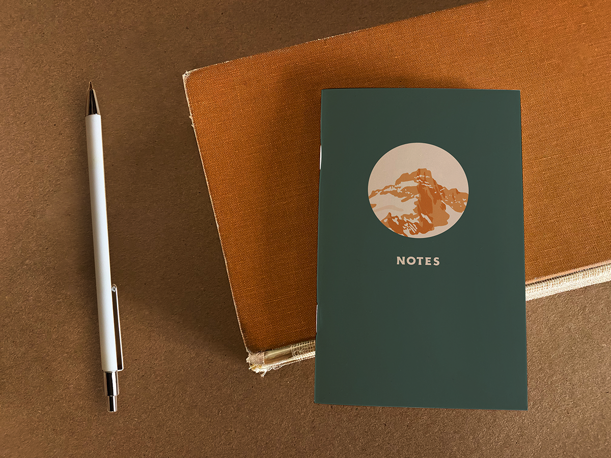 Mountain Peak Pocket Notebook