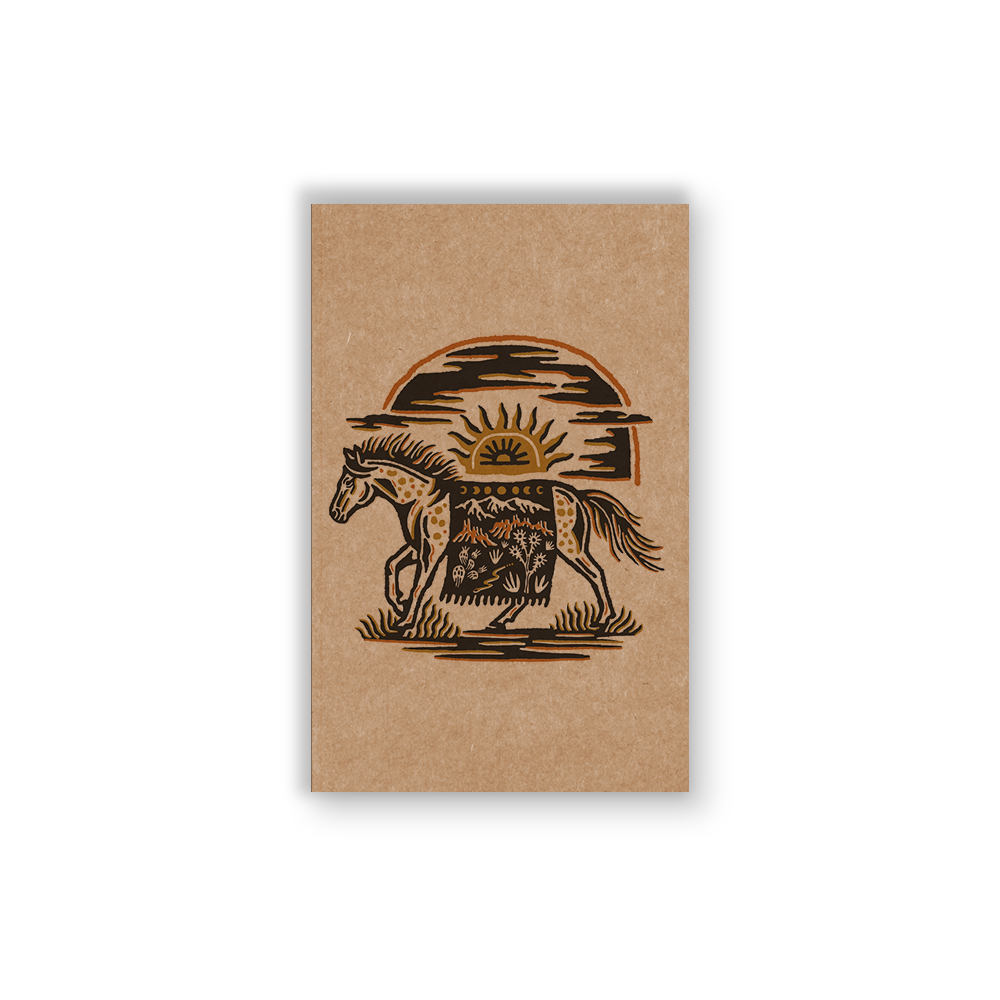 Wild West Kraft Layflat Notebook