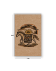 Wild West Kraft Layflat Notebook