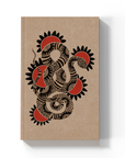 Sunflower Snake Kraft Layflat Notebook