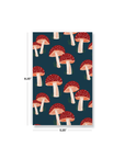 Navy Mushrooms Classic Layflat Notebook