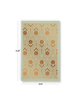 Daisy Chain Copper Foil Classic Layflat Notebook