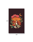 Midnight Mushroom Classic Layflat Notebook