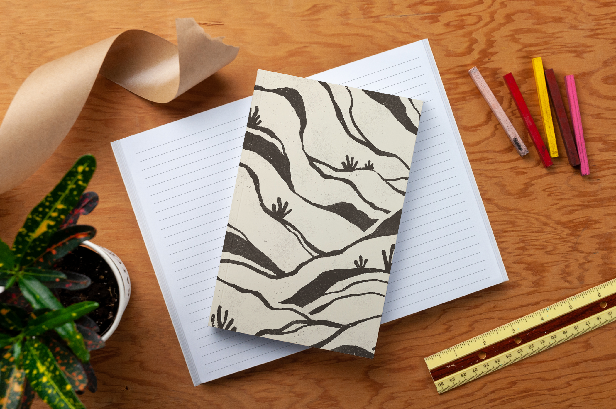 Desert Lines Classic Layflat Notebook