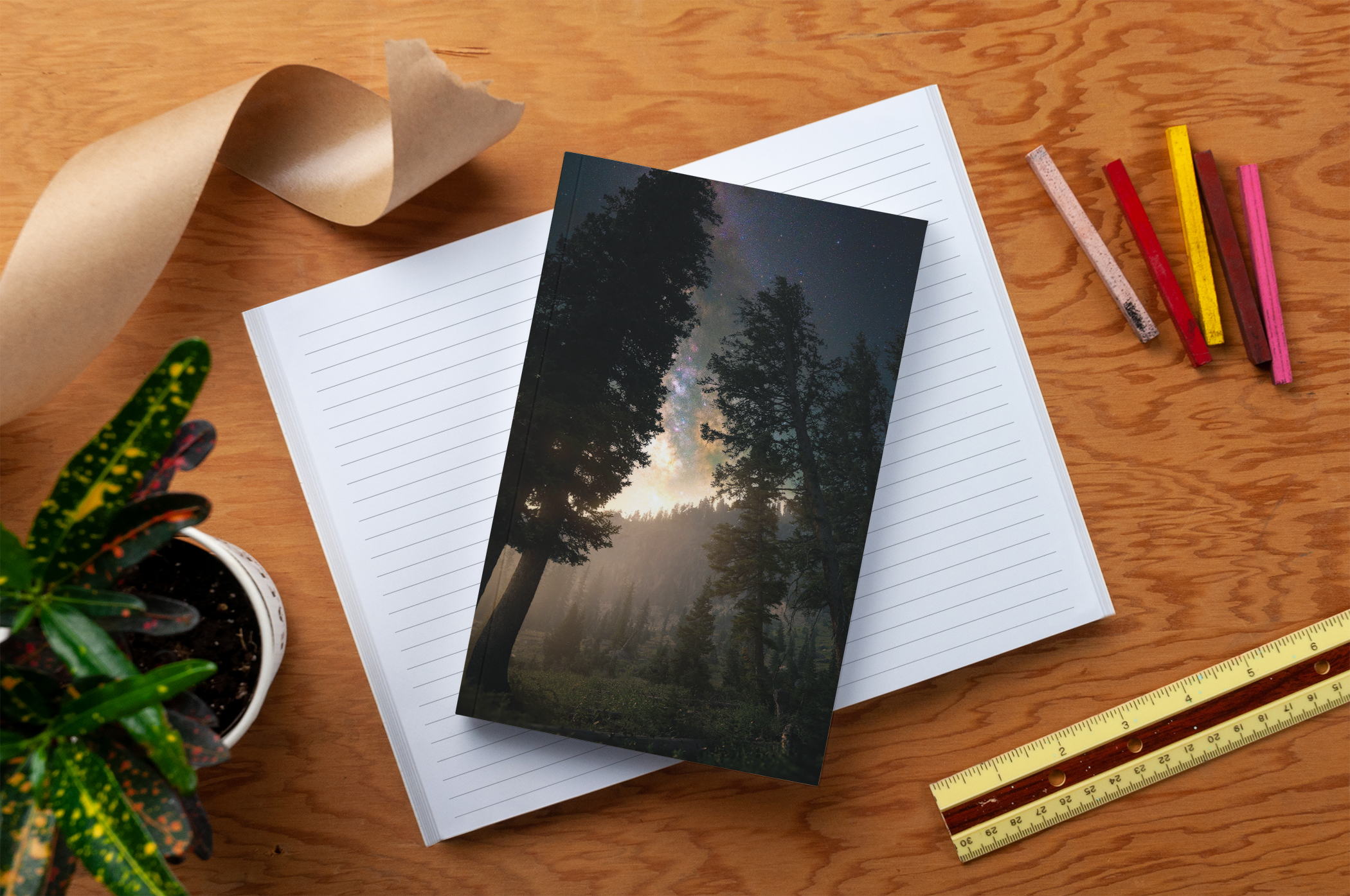 Towering Trees Classic Layflat Notebook