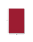 Crimson Layflat Notebook