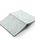 Green Speckle Layflat Notebook