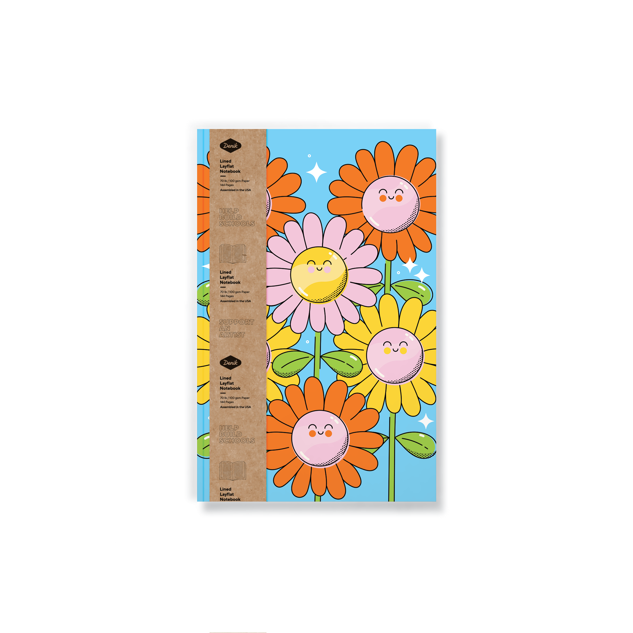 Charbonneau Floral Classic Layflat Notebook