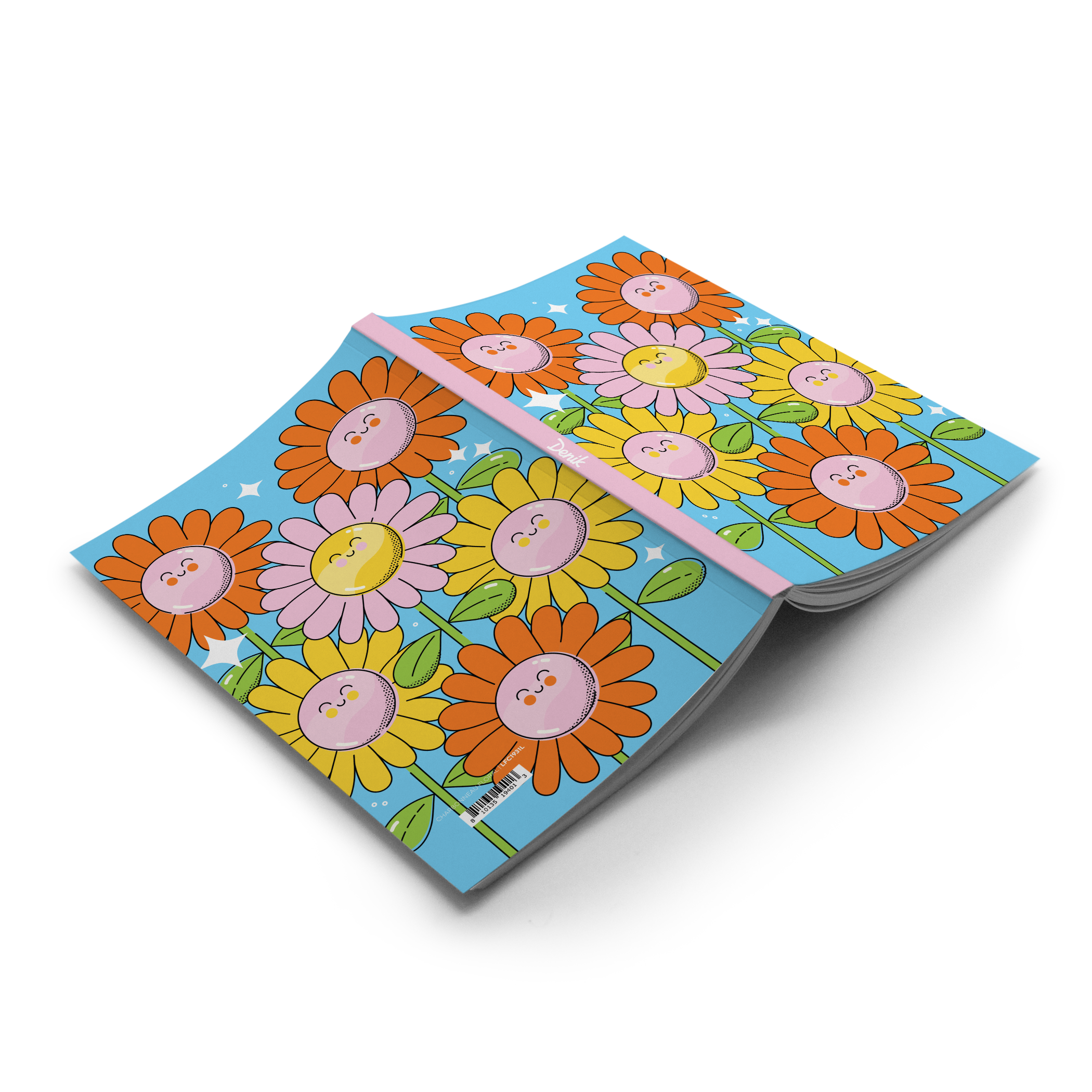 Charbonneau Floral Classic Layflat Notebook