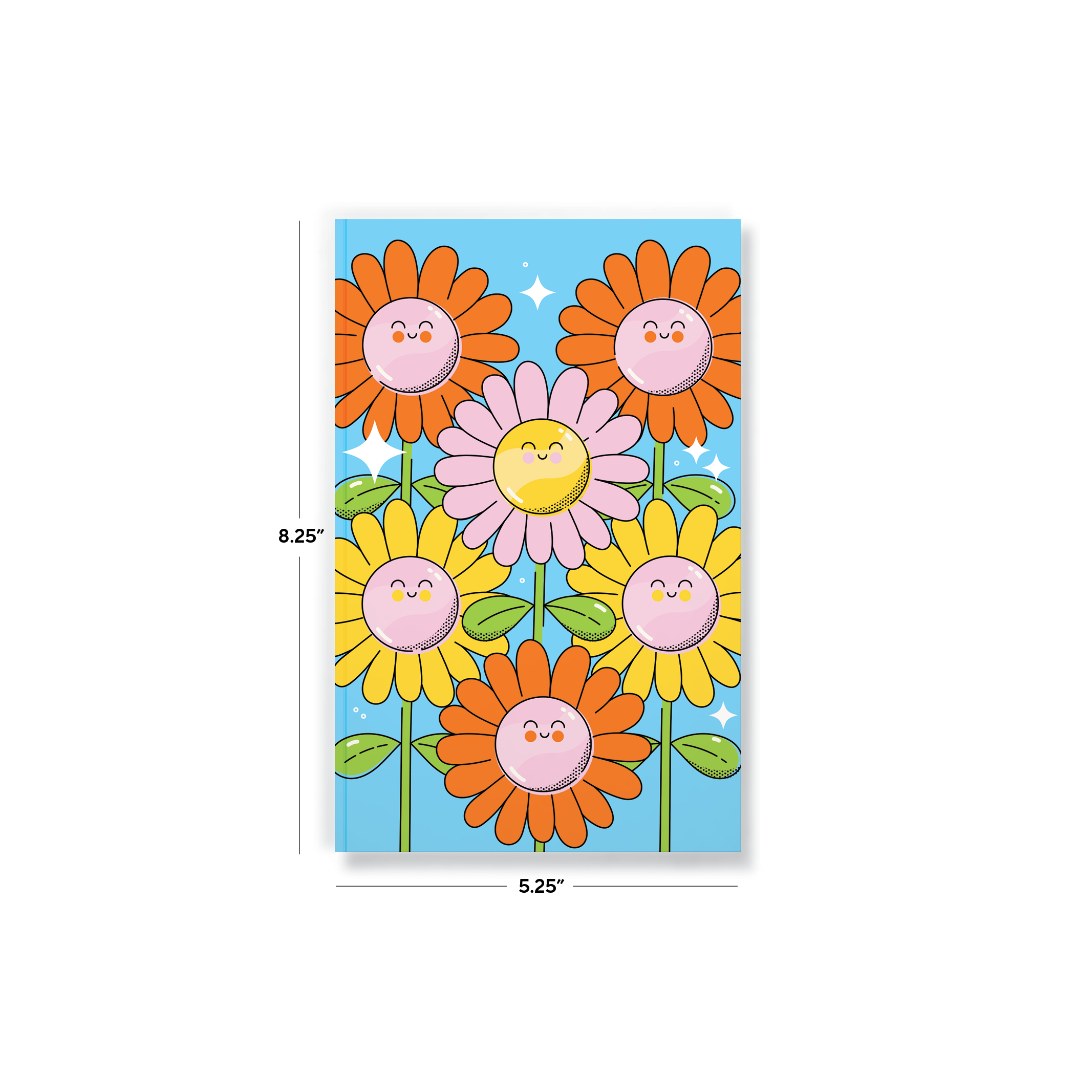 Charbonneau Floral Classic Layflat Notebook