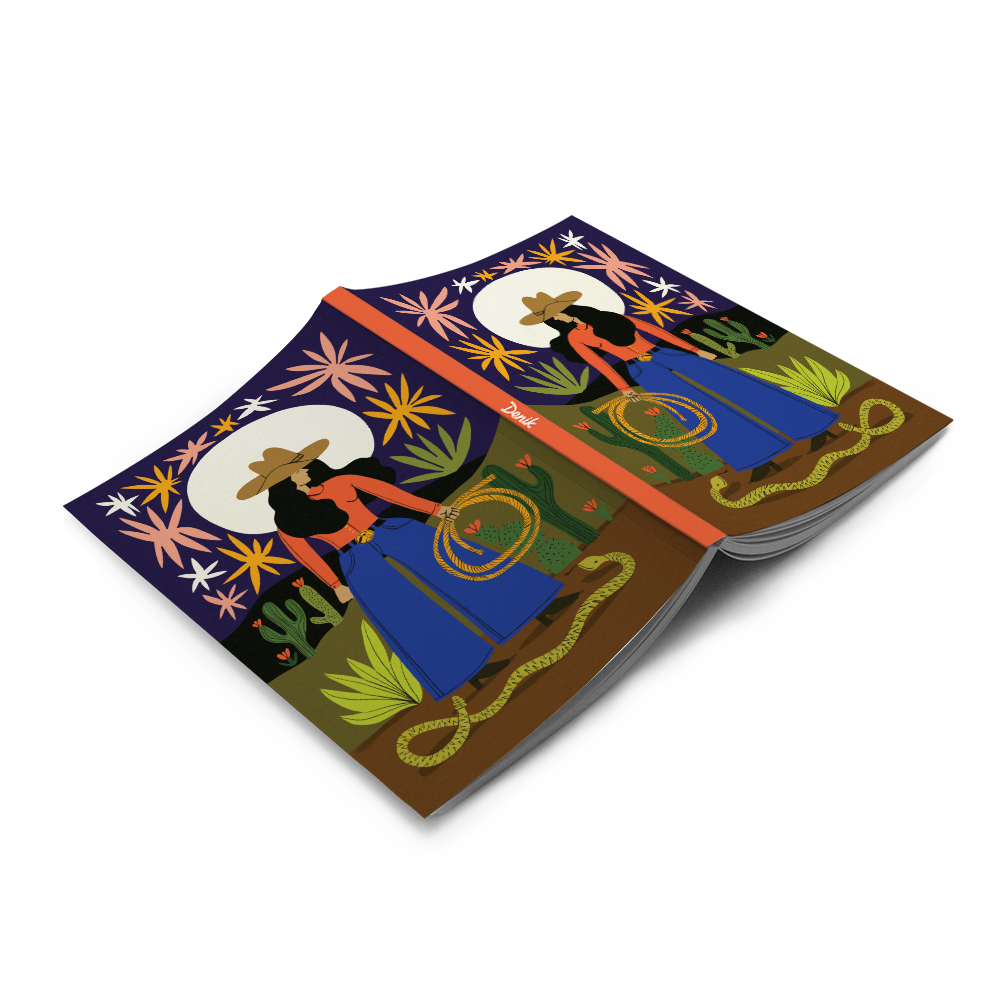 Desert Cowgirl Classic Layflat Notebook