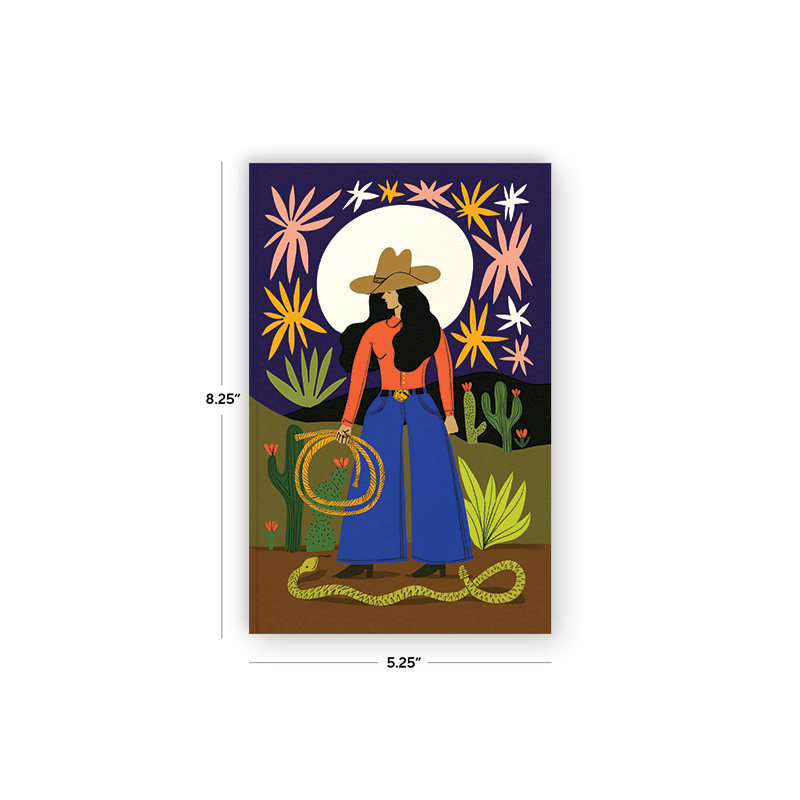 Desert Cowgirl Classic Layflat Notebook