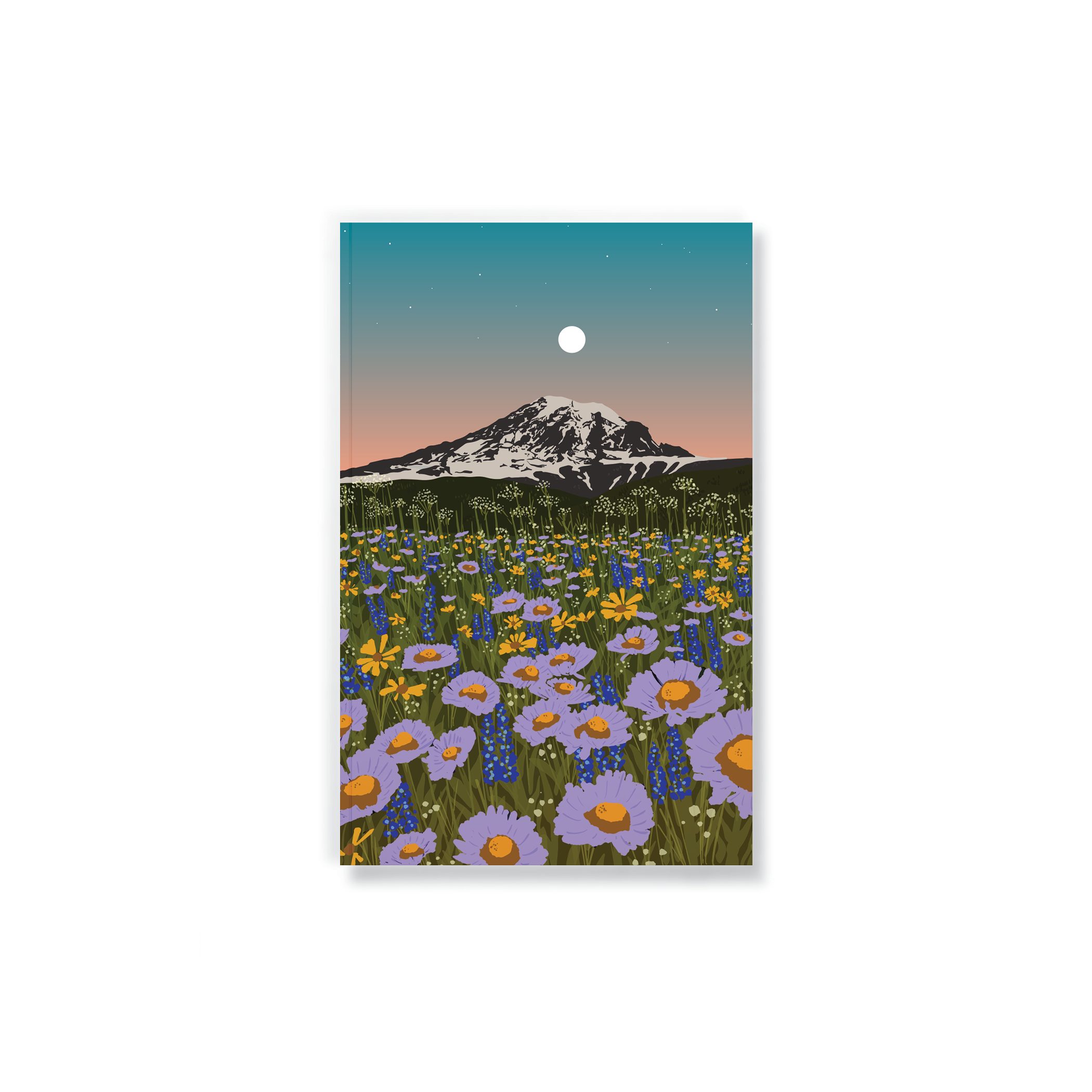 Mountain Flowers Classic Layflat Notebook