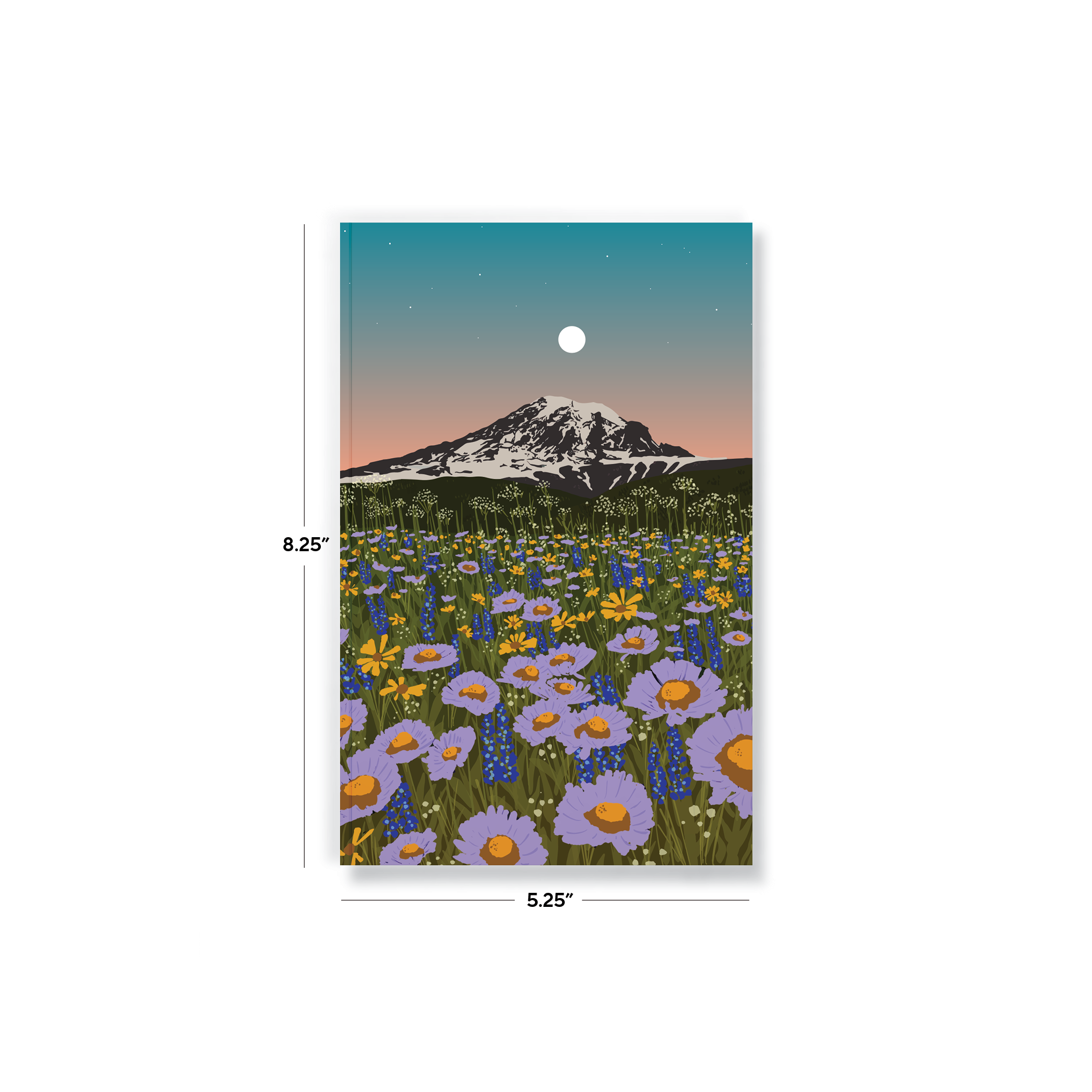 Mountain Flowers Classic Layflat Notebook