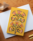 Golden Floral Classic Layflat Notebook