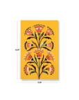 Golden Floral Classic Layflat Notebook