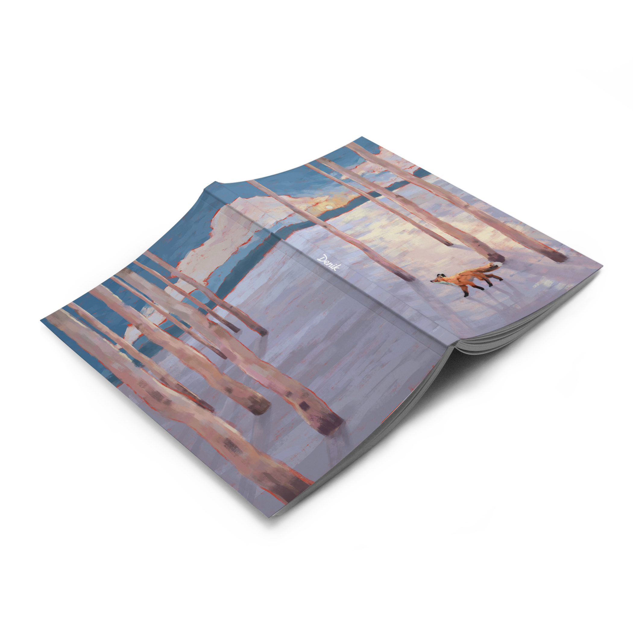 Snowbound Fox Classic Layflat Notebook