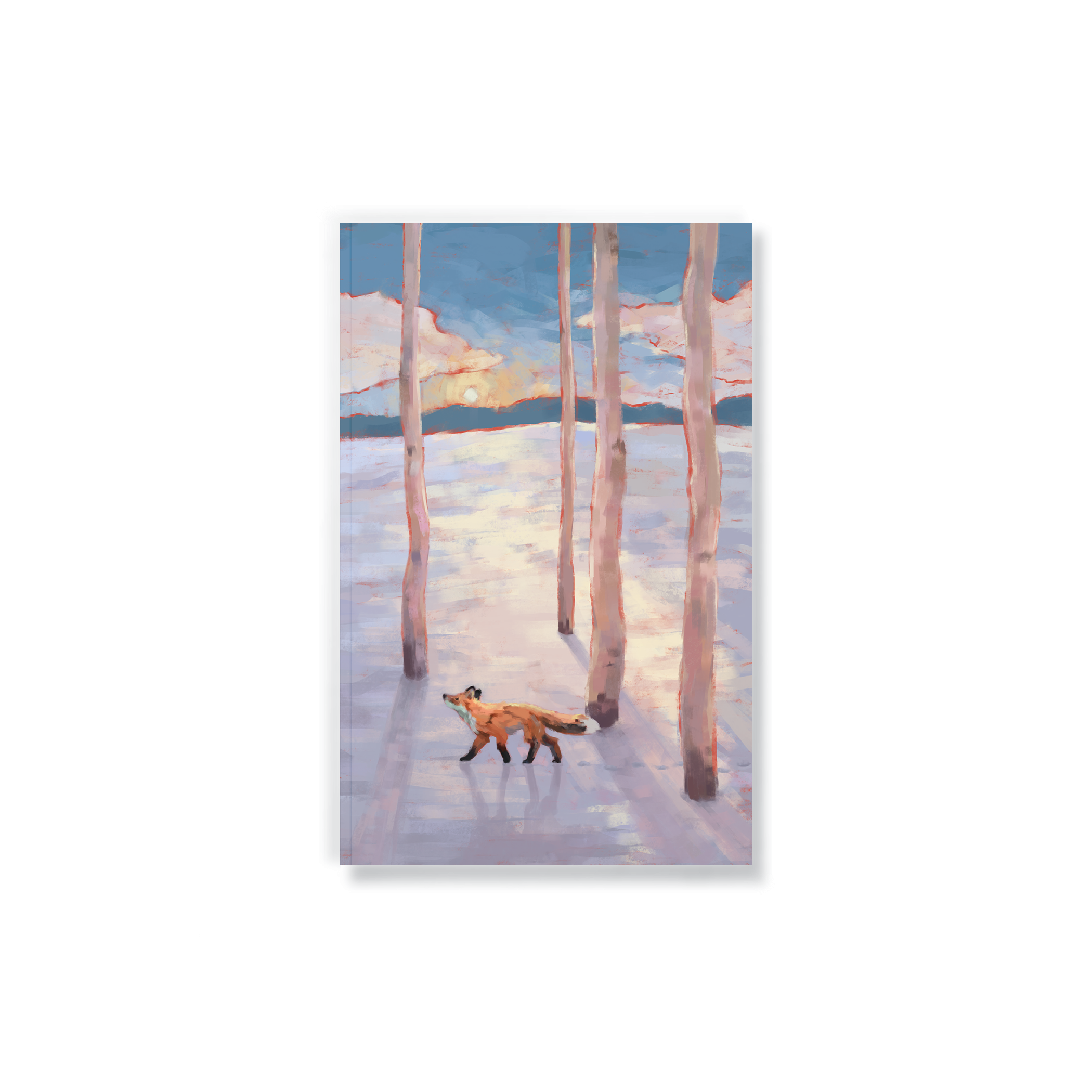 Snowbound Fox Classic Layflat Notebook