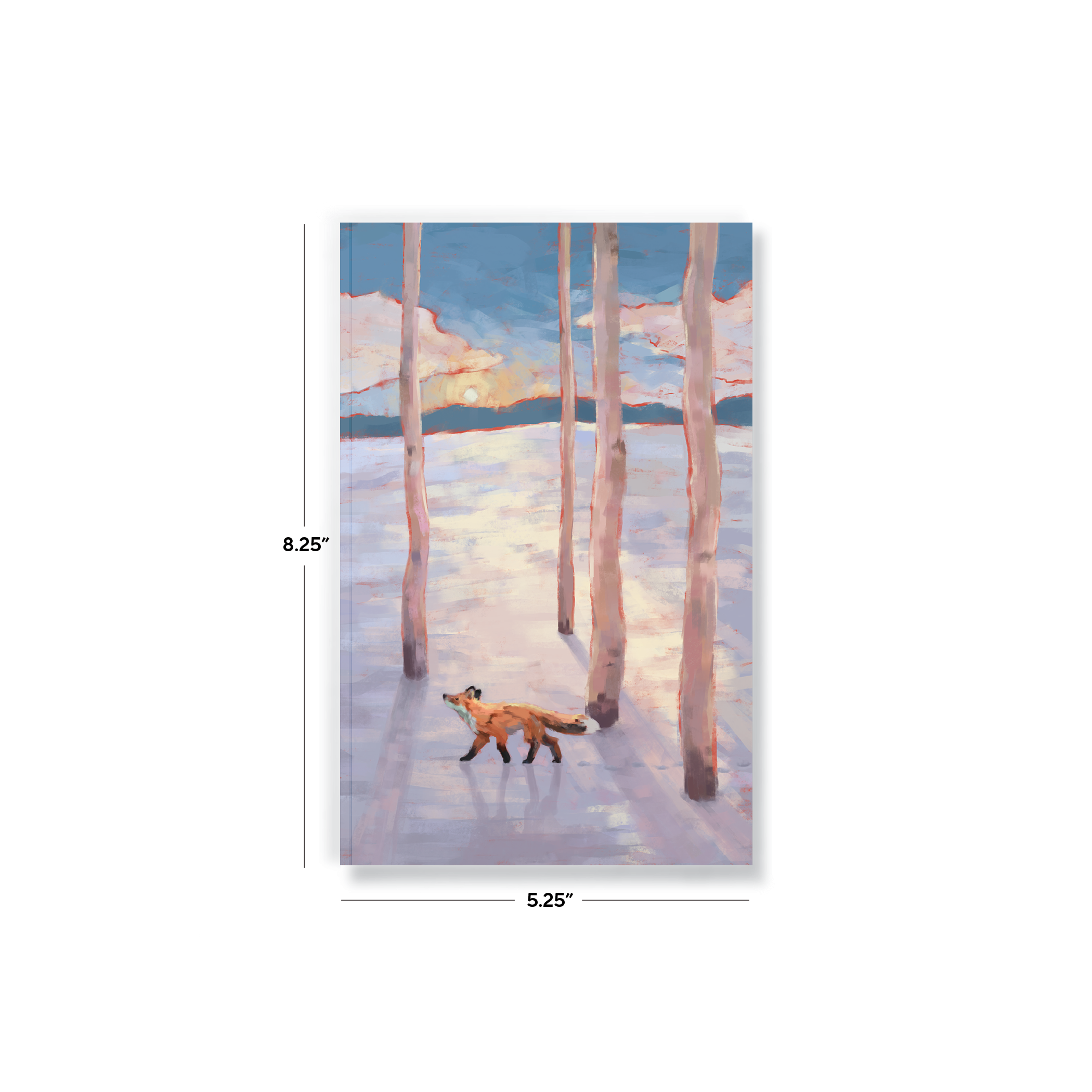 Snowbound Fox Classic Layflat Notebook