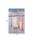 Snowbound Fox Classic Layflat Notebook