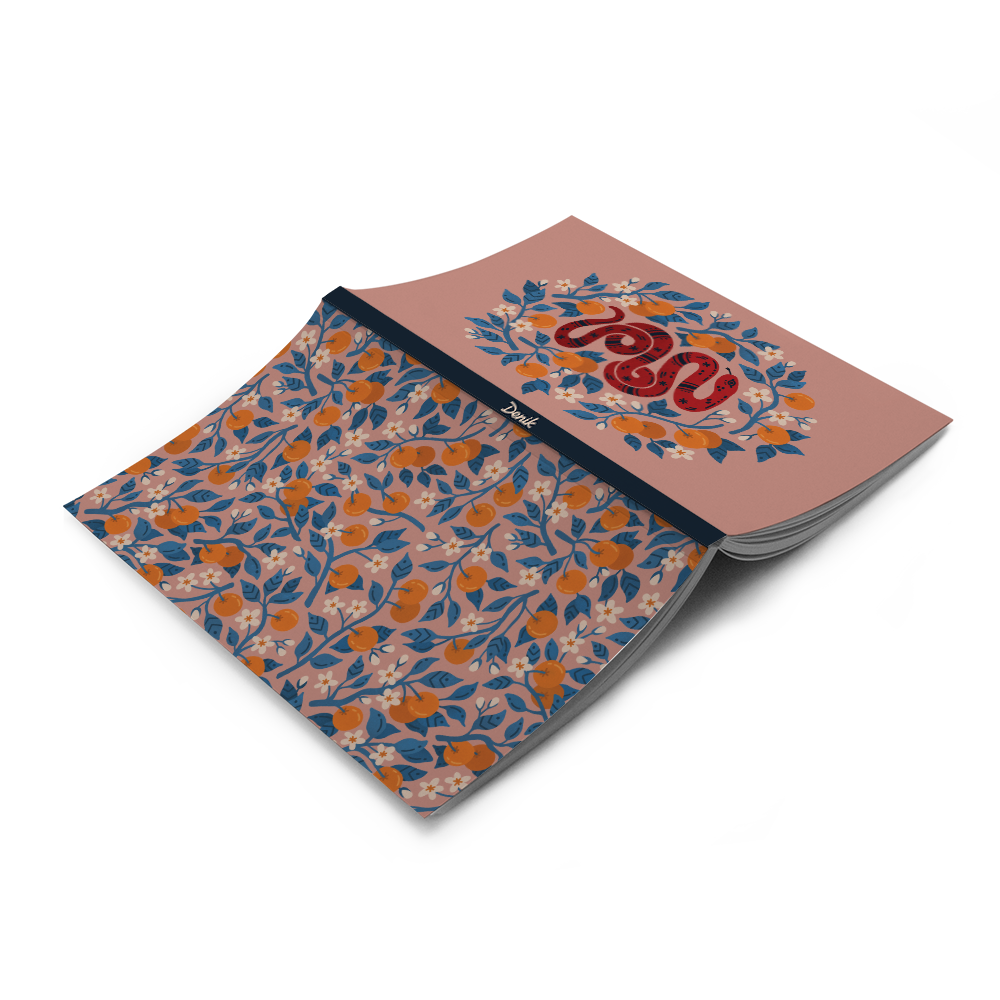 Lunar Snake Classic Layflat Notebook