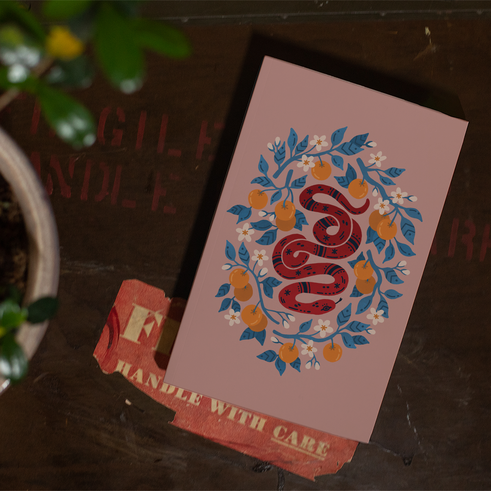 Lunar Snake Classic Layflat Notebook