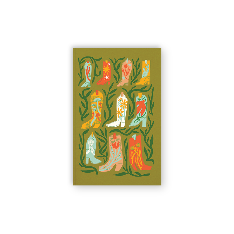 Botanical Boots Classic Layflat Notebook