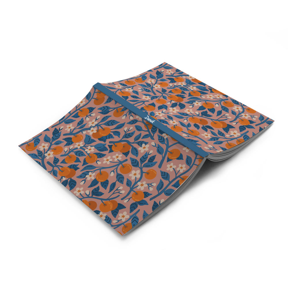 Lunar Oranges Classic Layflat Notebook