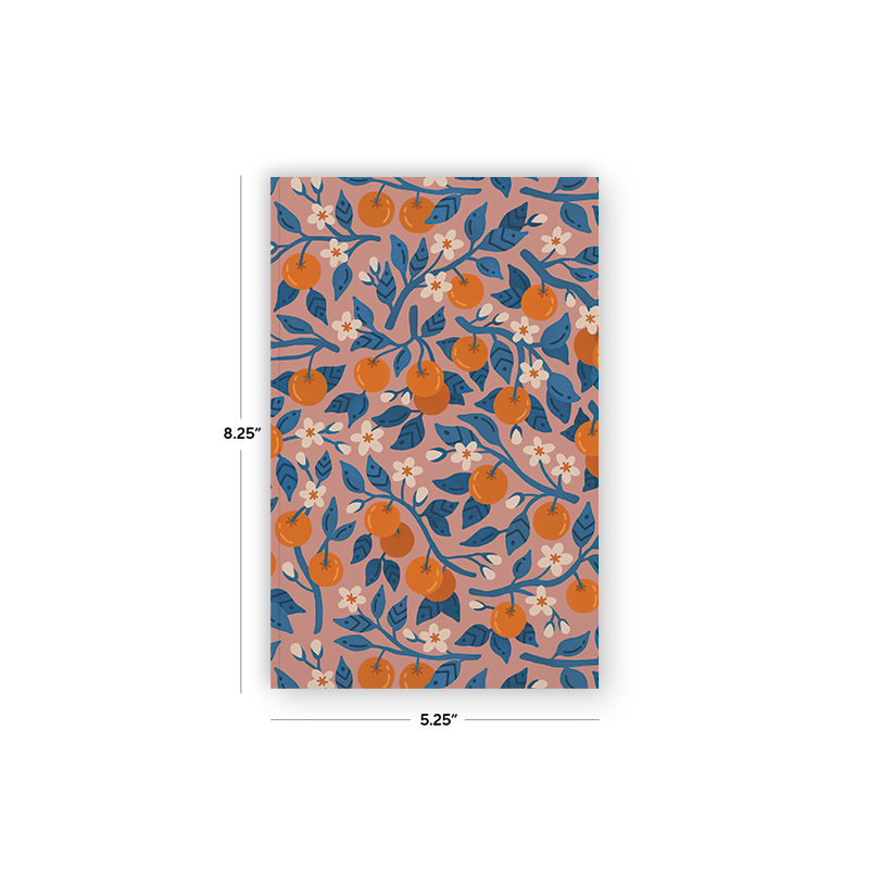 Lunar Oranges Classic Layflat Notebook