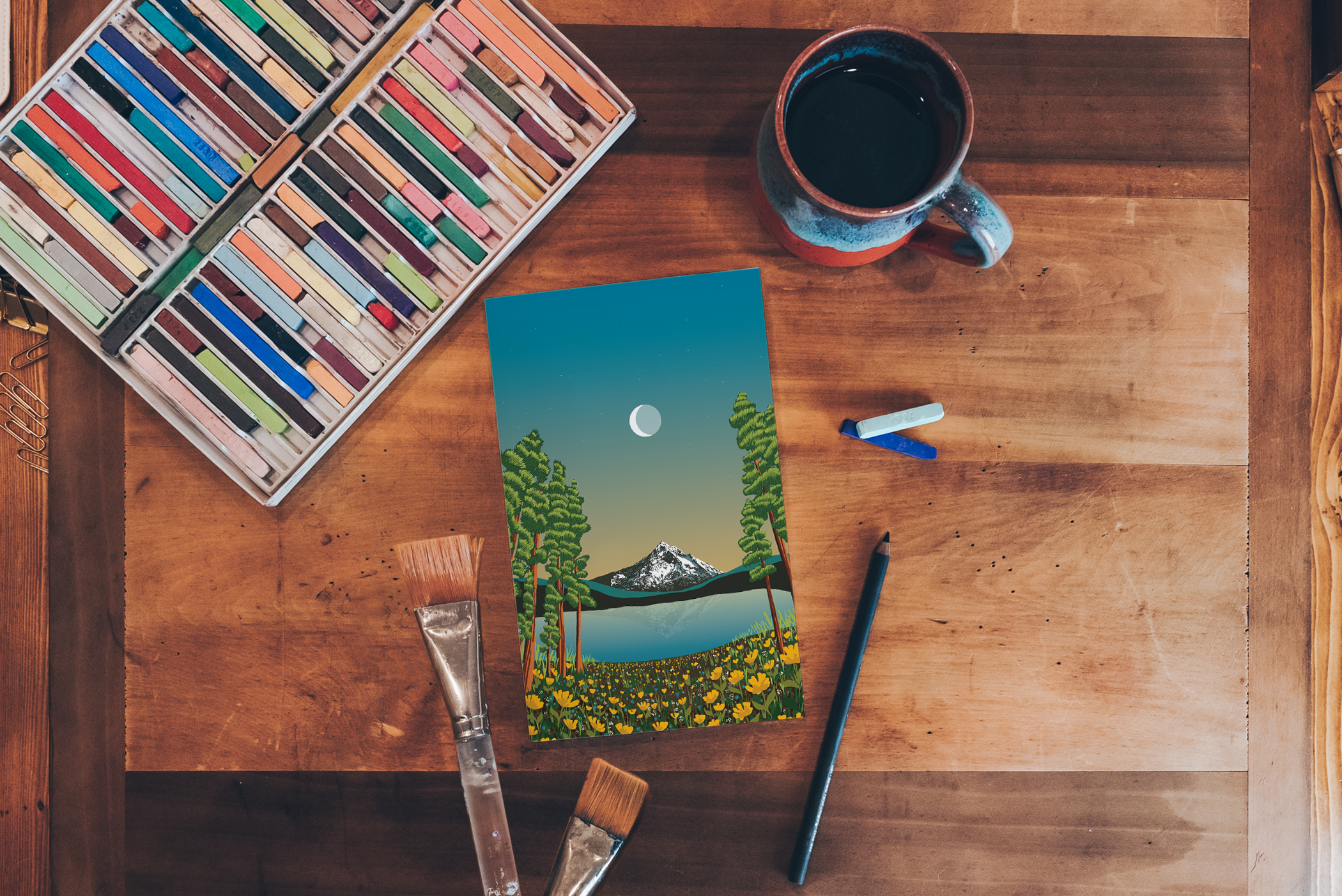 Ponderosas Classic Layflat Notebook