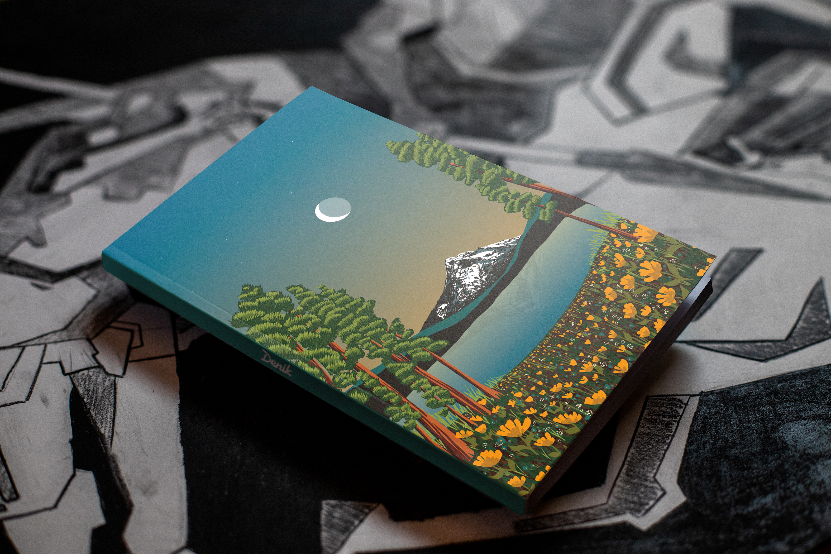 Ponderosas Classic Layflat Notebook