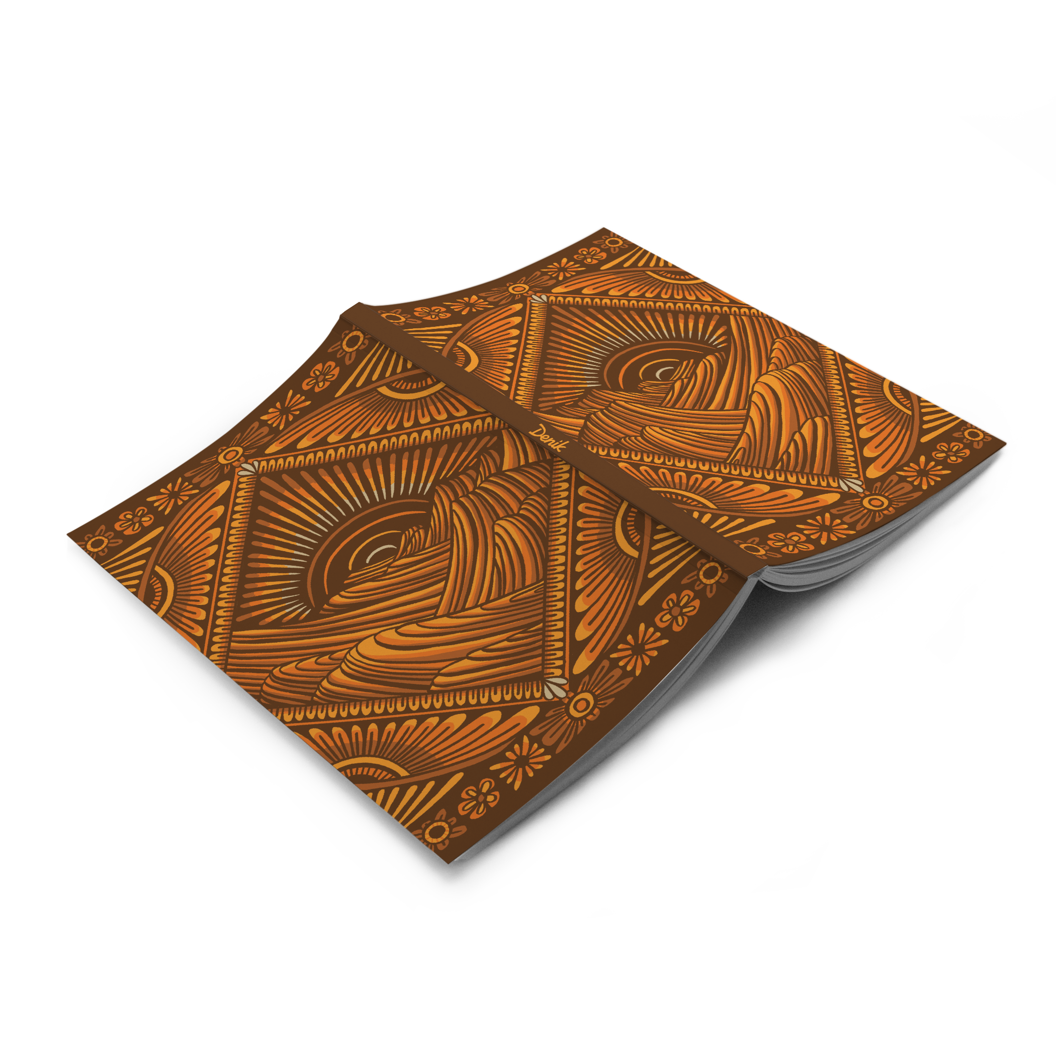 Golden Peaks Classic Layflat Notebook