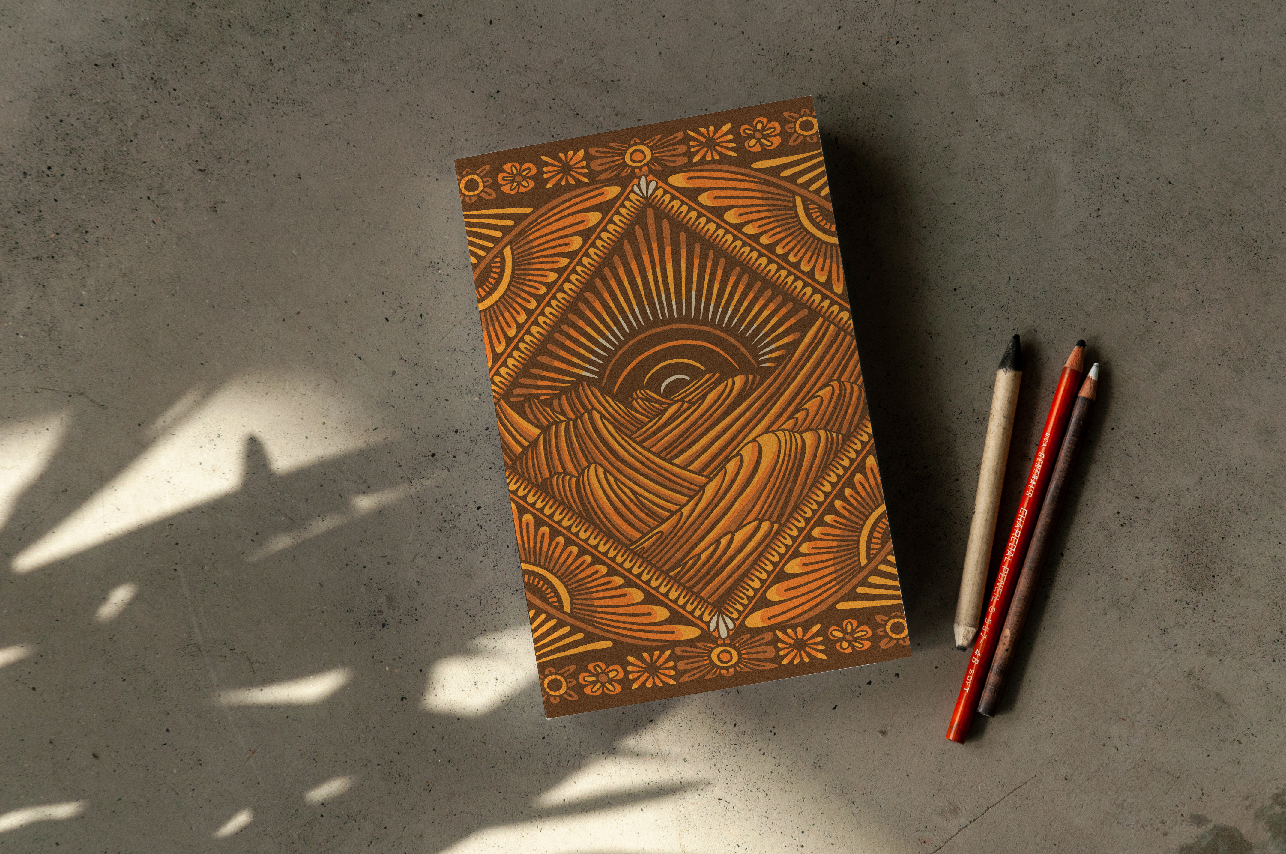 Golden Peaks Classic Layflat Notebook
