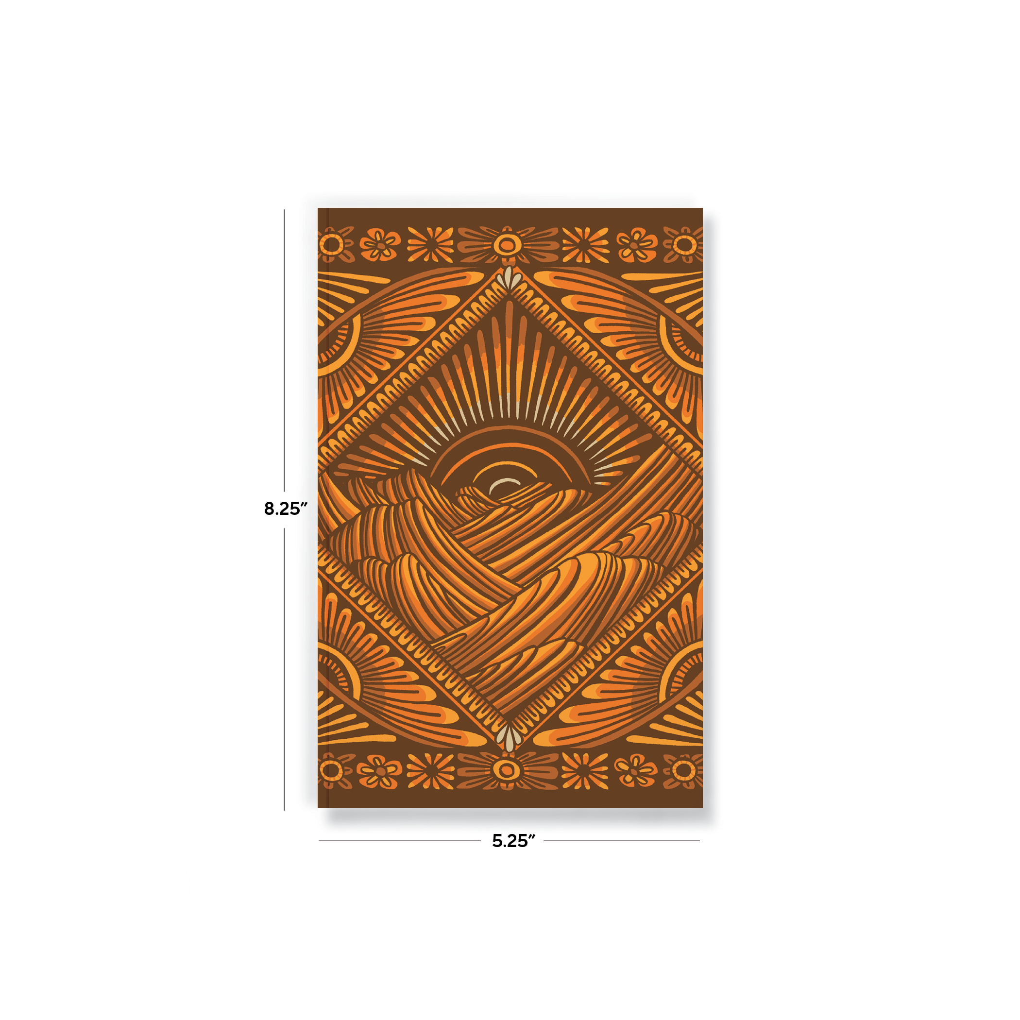 Golden Peaks Classic Layflat Notebook