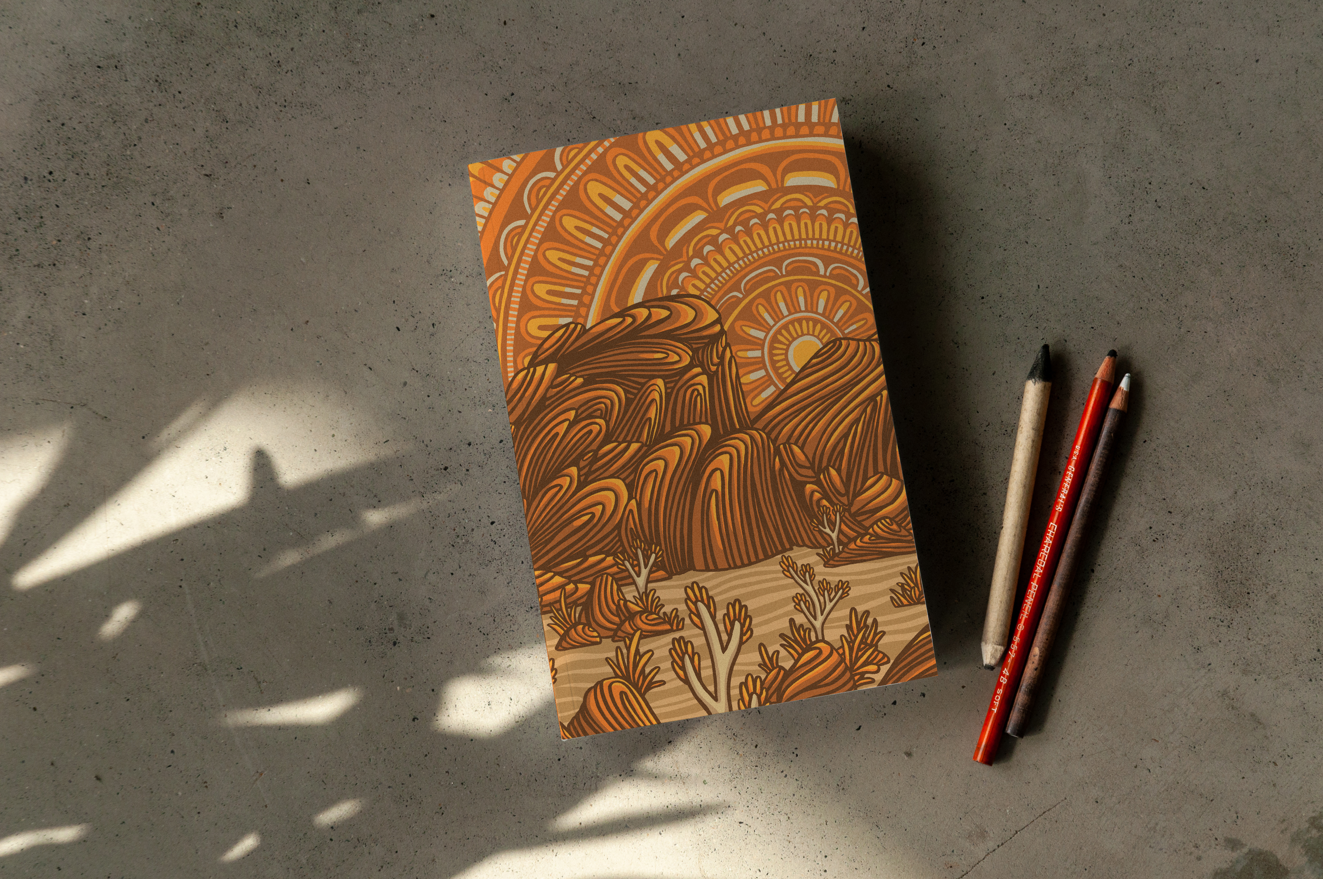 Sunset Sierra Classic Layflat Notebook