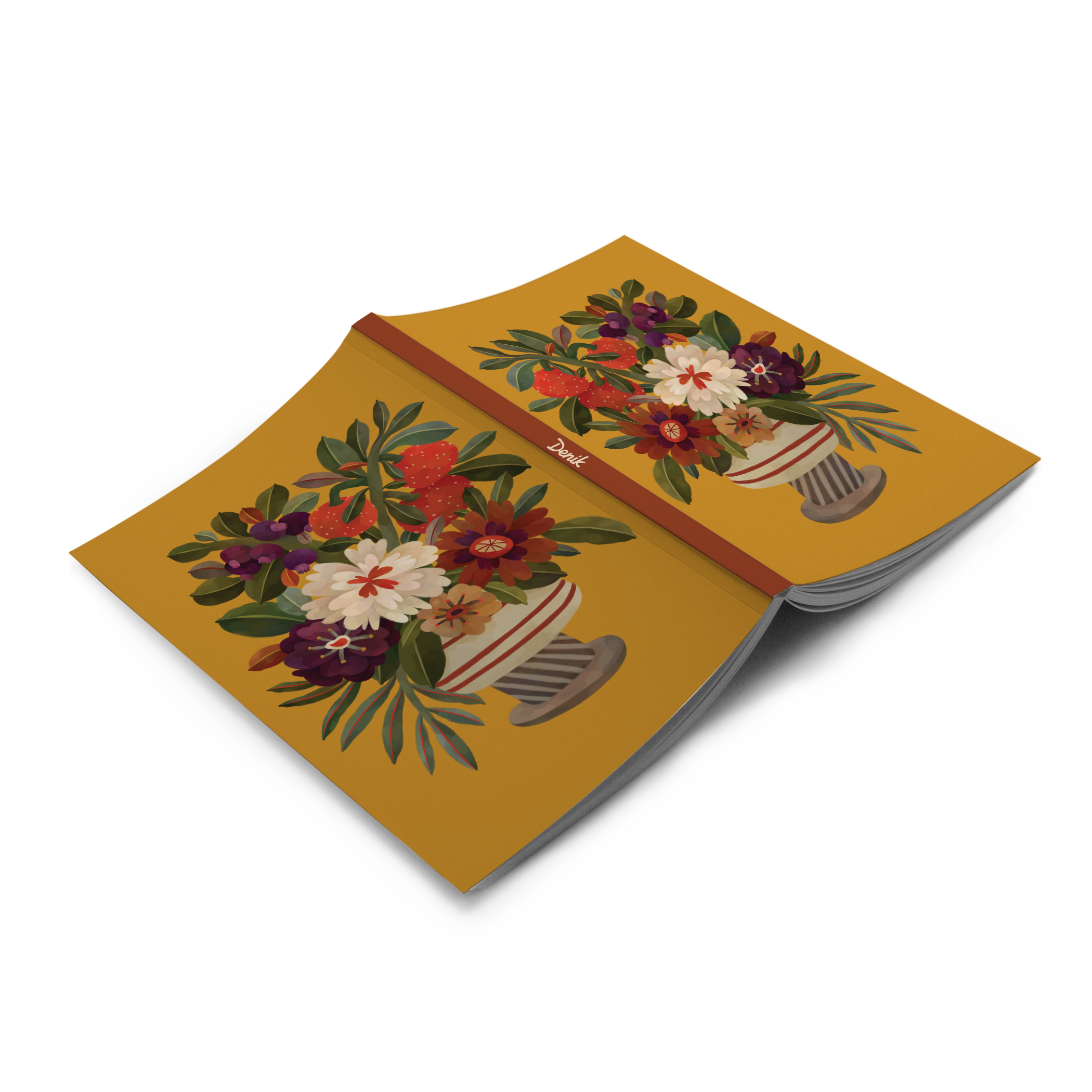 Autumnal Vase Classic Layflat Notebook