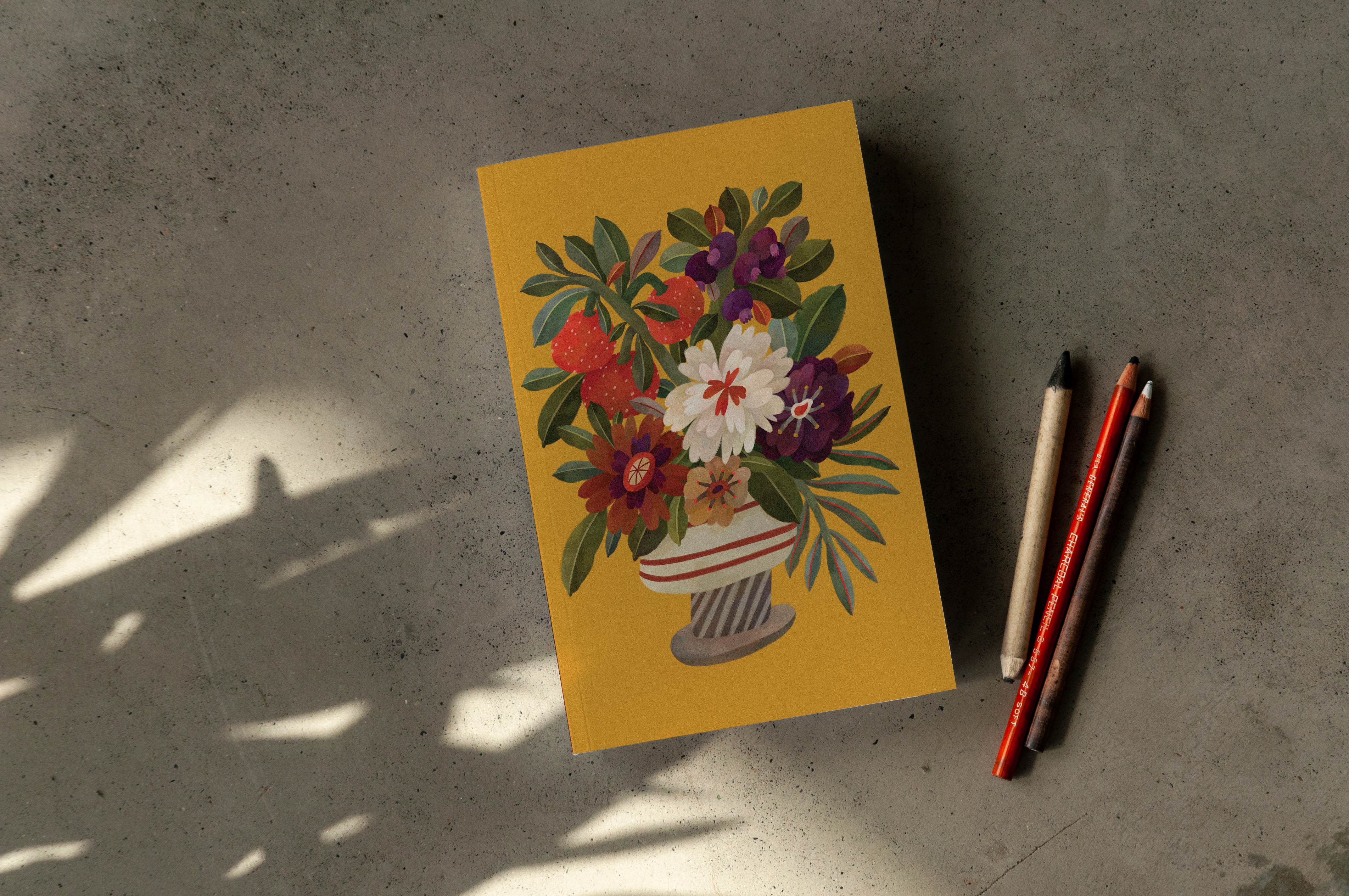 Autumnal Vase Classic Layflat Notebook