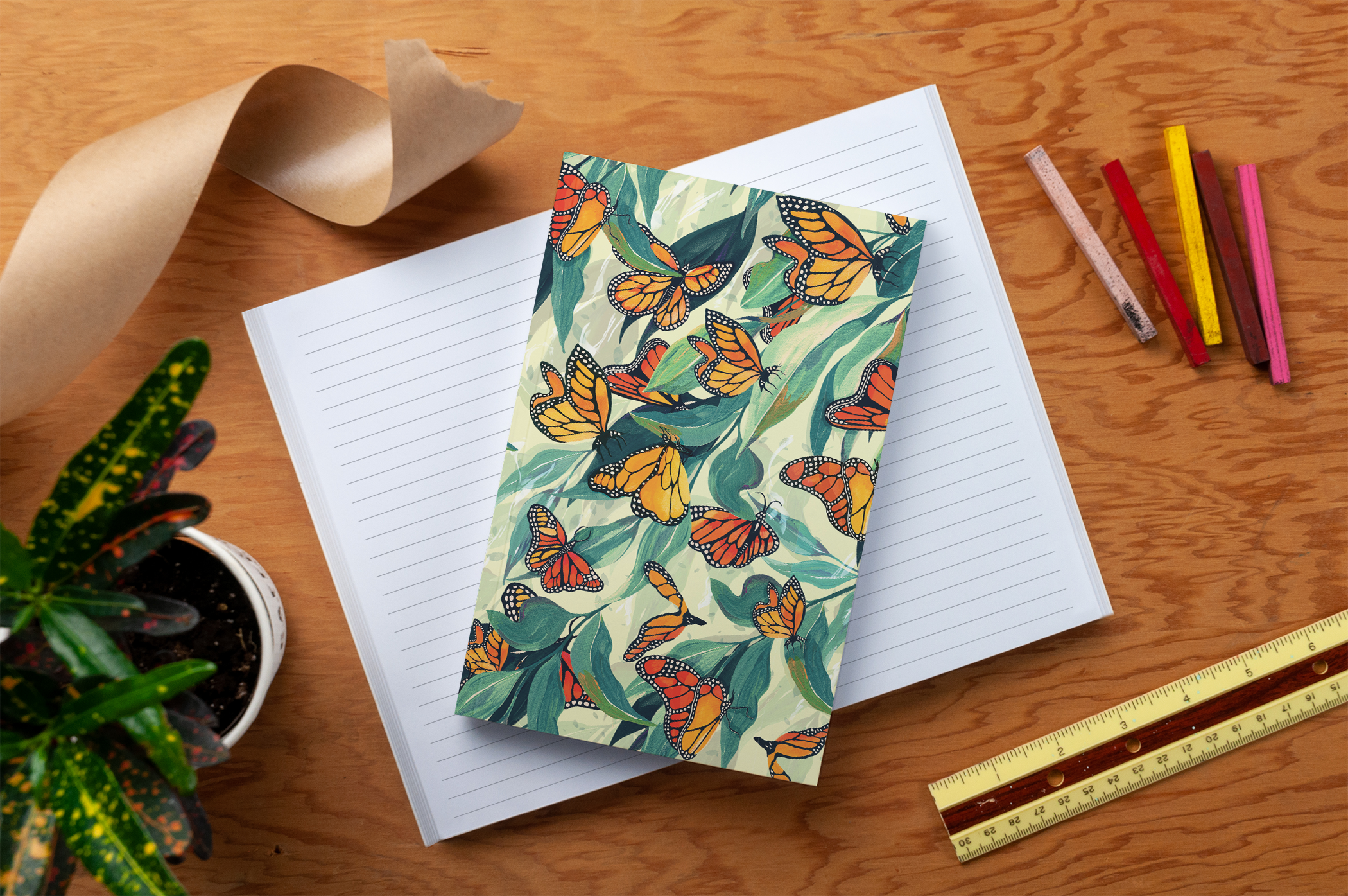 The Monarch Classic Layflat Notebook