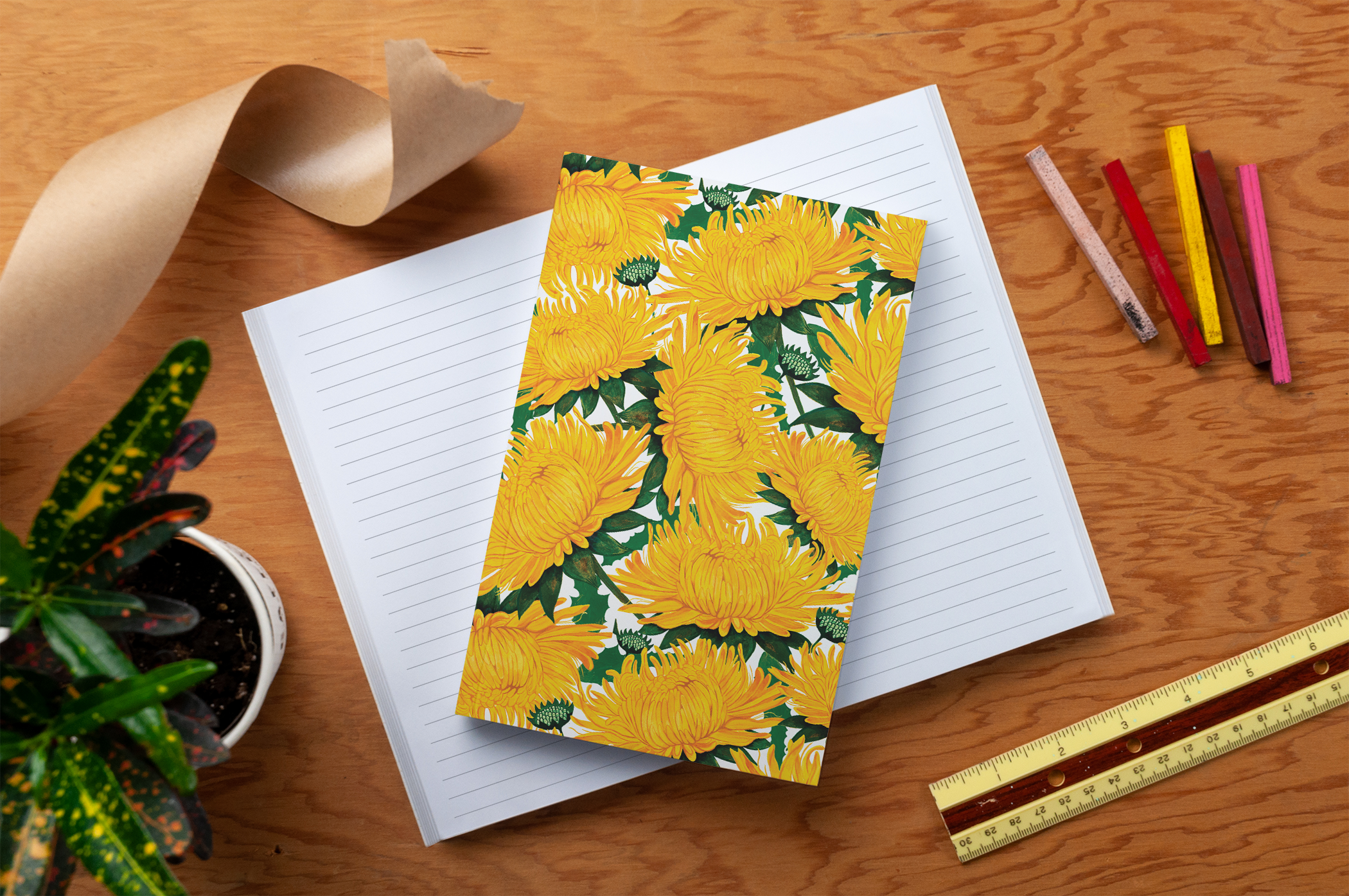 Dandelions Classic Layflat Notebook